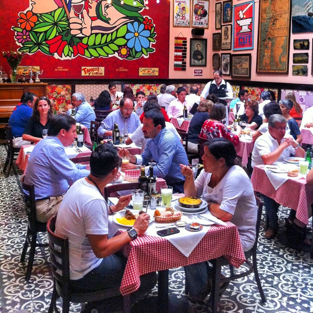 Bar Liguria is one of the best restaurants in Santiago to try the local cuisine.