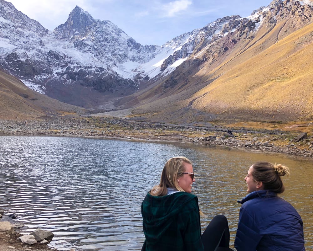 Cuando eché de menos a mi amiga Kristen, vino a visitarme a Chile.