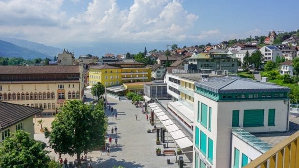 View from the Residence Hotel in Liechtenstein