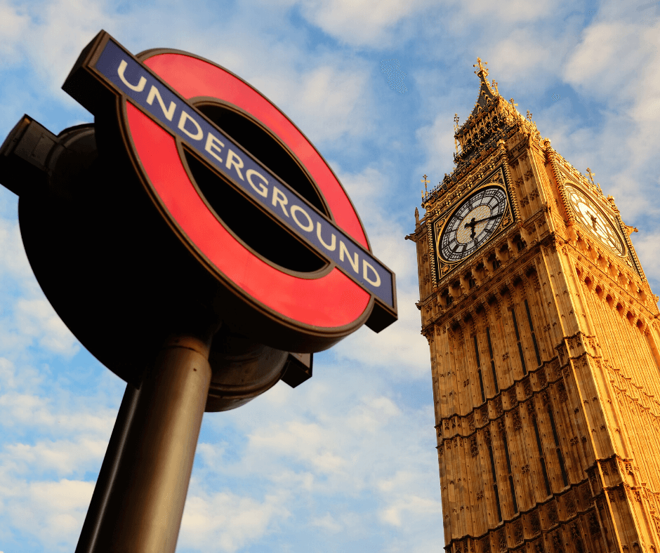 The tube or Underground in London